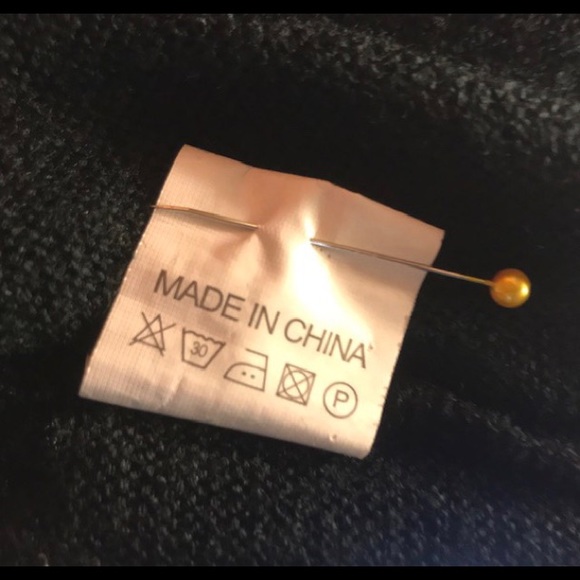 8 Sweater Dress Black Beads Tassels Lace Stretch - Picture 8 of 11